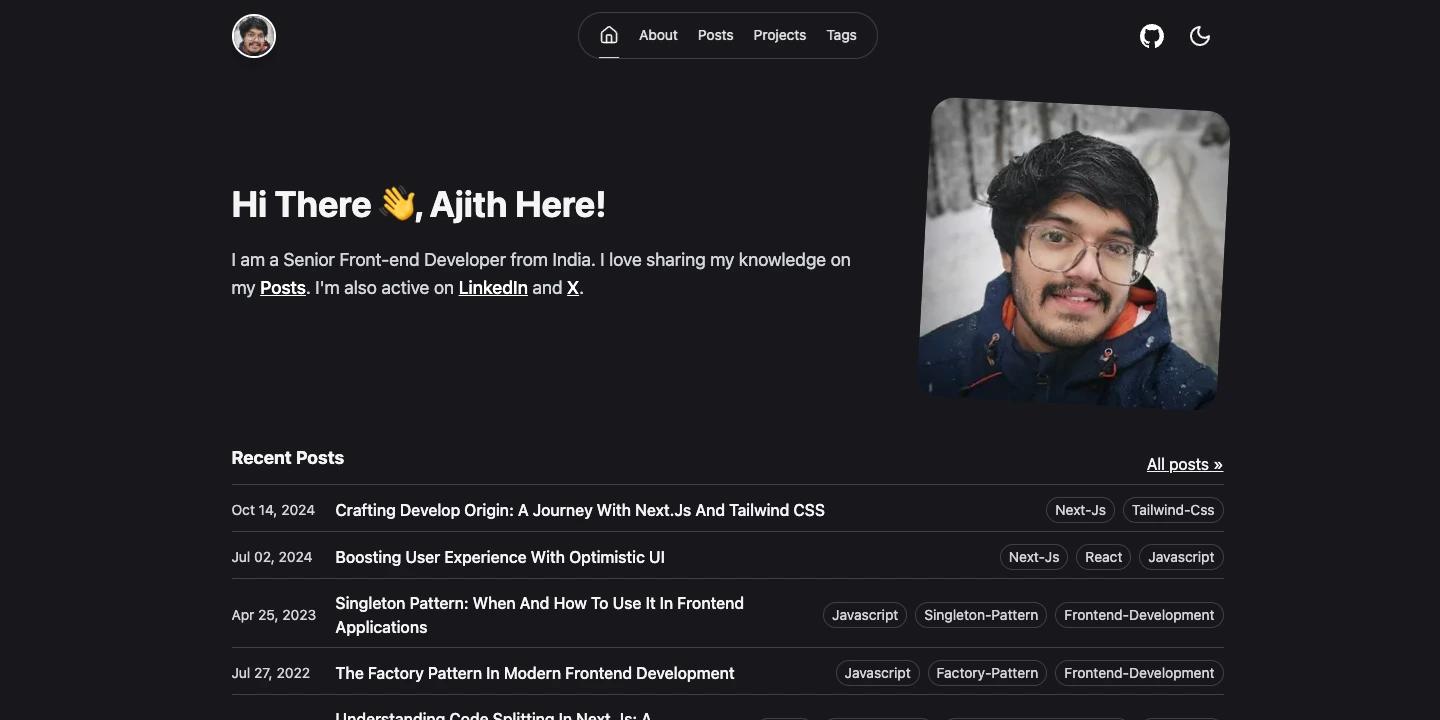 Deeajith - Full Stack Developer